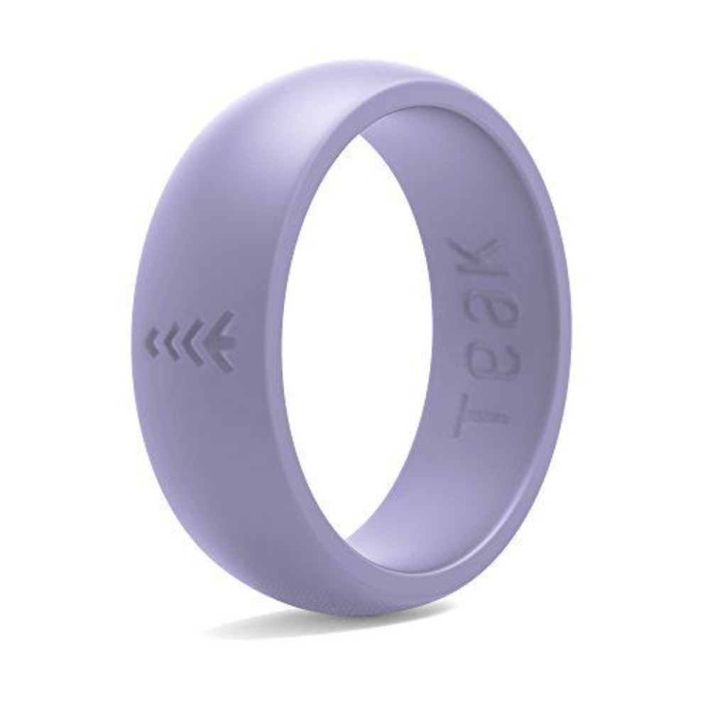 Teak Brand Silicone Wedding Bands Size 6